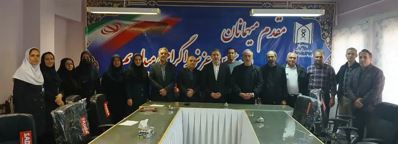 بازدید مدیر منابع انسانی دانشگاه علوم پزشکی تبریز از بیمارستان شهید ساجدی هادیشهر